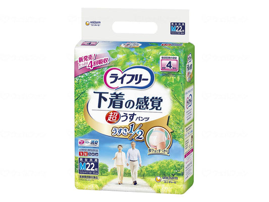 ユニ・チャームT超うす型下着の感覚ﾊﾟﾝﾂ4回 袋 M