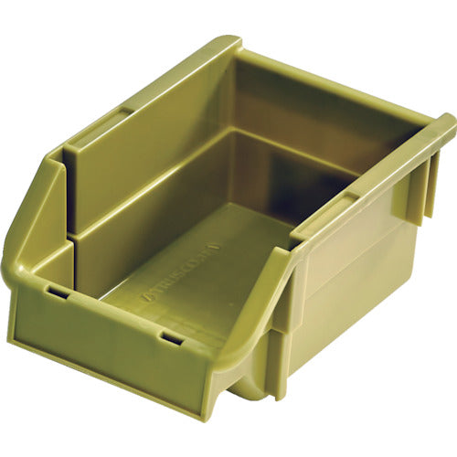 TRUSCO T형 컨테이너 네스팅 타입 황록 T2-YG 1개