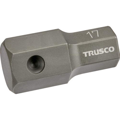 ＴＲＵＳＣＯ　インパクト用ヘキサゴンソケット差替式ビット　TBIT22-17　1 個