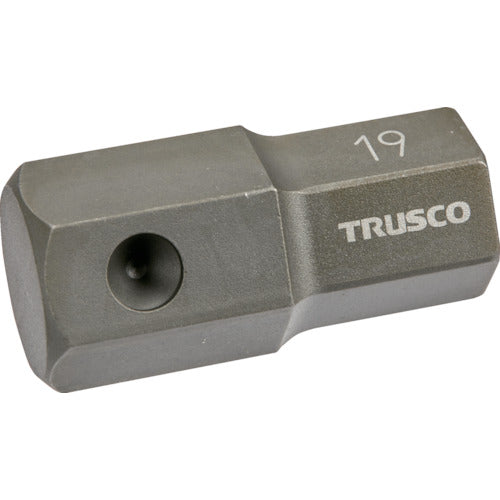 ＴＲＵＳＣＯ　インパクト用ヘキサゴンソケット差替式ビット　TBIT22-19　1 個