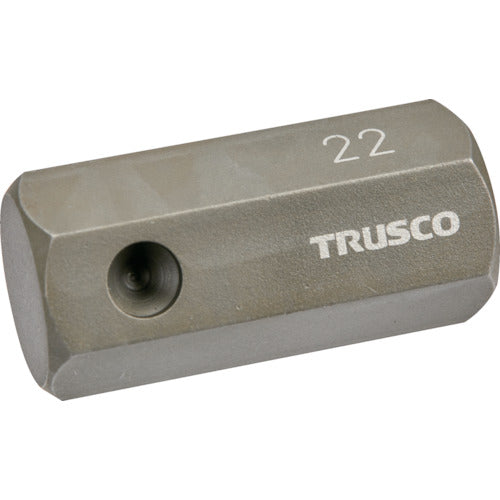 ＴＲＵＳＣＯ　インパクト用ヘキサゴンソケット差替式ビット　TBIT22-22　1 個