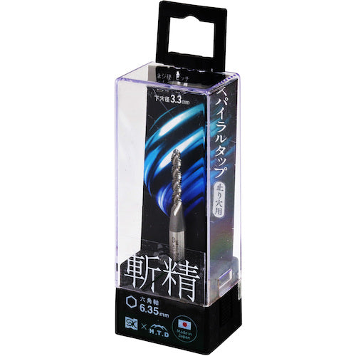 SK Hexagonal Shaft Spiral Tap Zansei M4 x 0.7 HST-M4 1 piece