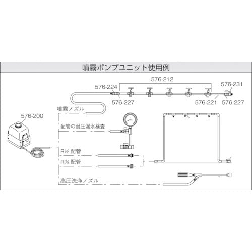 ＫＡＫＵＤＡＩ　スプリンクラー　噴霧ポンプユニット　576-212　1 Ｓ