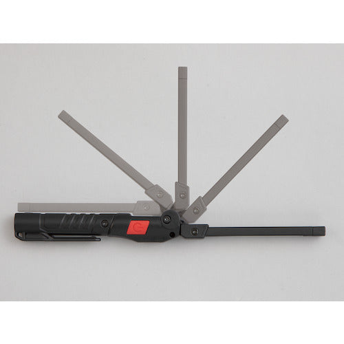 ＫＴＣ　ＬＥＤハンドライト（充電式）　充電式ＬＥＤ折りたたみライト　明るさ１００ｌｍ　幅２０×奥行２４ｍｍ　AL815V　1 個