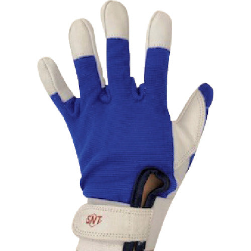 SNT Buffalo Leather Gloves, Unlined, Bee TEC (XL) J-219-XL 1 pair