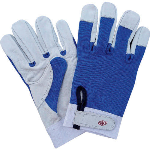 SNT Buffalo Leather Gloves, Unlined, Bee TEC (L) J-219-L 1 pair