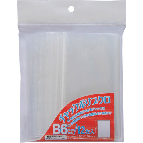 VELOS Ziplock Poly Bag B6 CPB-612 1 bag