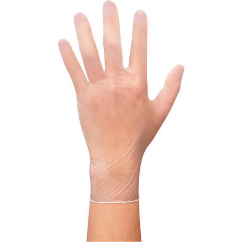 ＳＨＯＷＡ　ビニ−ル使い捨て手袋　ＮＯ８０９　ビニ−ル手袋　粉なし　１００枚入　Ｌサイズ　半透明　１箱　NO809-L　1 箱