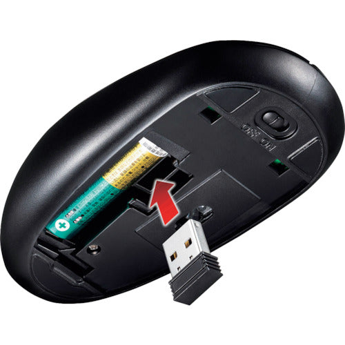 SANWA Silent Wireless Numeric Keypad Mouse Set NT-WL23SETBK 1 piece