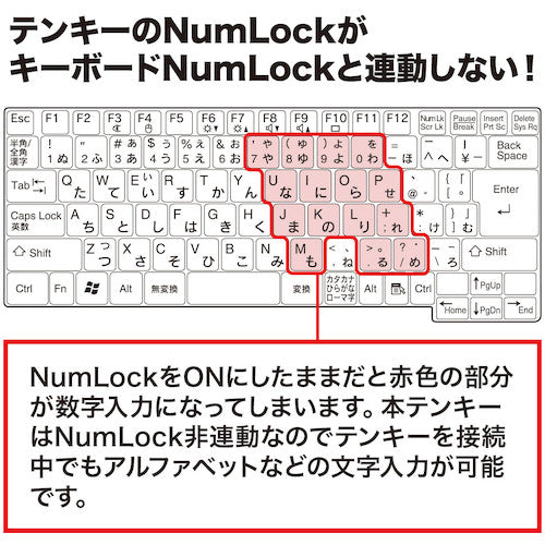 SANWA Silent Wireless Numeric Keypad Mouse Set NT-WL23SETBK 1 piece