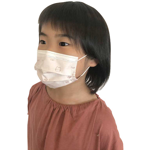 ＣＡＲ−ＢＯＹ　こども用マスク　猫柄　FM-59　1 箱