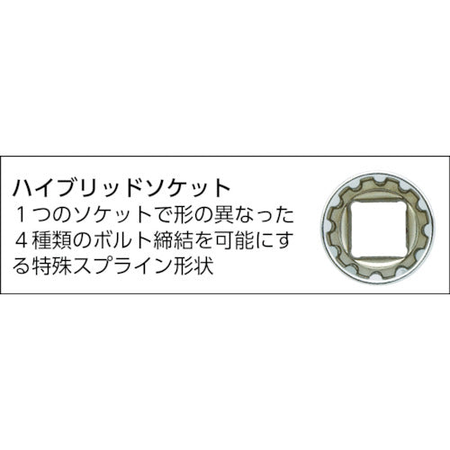 ASH 하이브리드 소켓 세트 1/2(12.7)×13pcs VFS4100 1 S