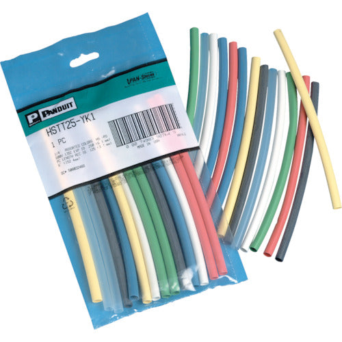 PANDUIT Heat Shrink Tubing Color Combination Pack 1S (Bag) = 8 Tubes HSTT75-YK1 1 S