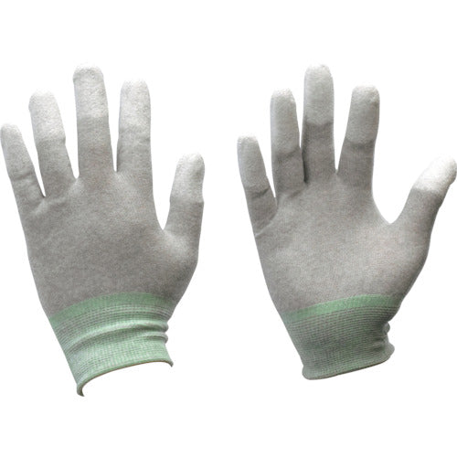 HOZAN Anti-static gloves (coated fingertips) ESD gloves M (10 pairs) F-66-M 1 bag
