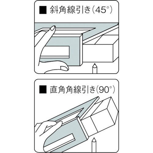 シンワ　一発止型定規アルミ　62113　1 個