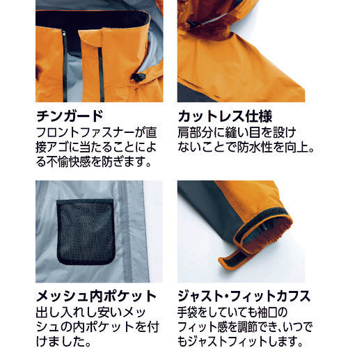 アイトス　ディアプレックス　レインウエア　ブルーＸチャコール　Ｌ　56301-006-L　1 着