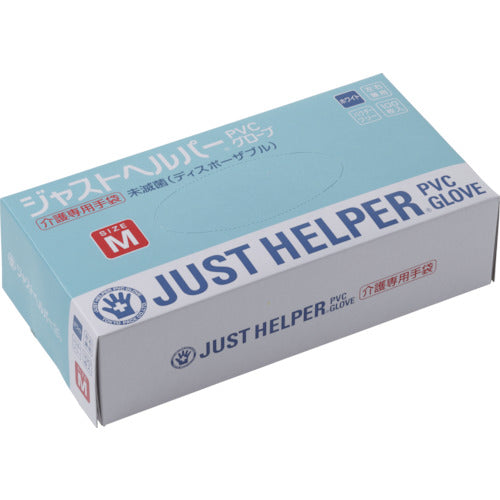Tokyo Pack Just Helper PVC Gloves M (100 pieces) JPVCM 1 box