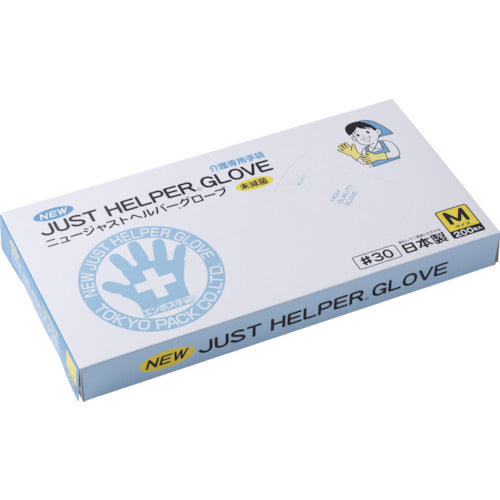 Tokyo Pack New Just Helper Gloves 200 M (200 pieces) NJ2-M 1 box