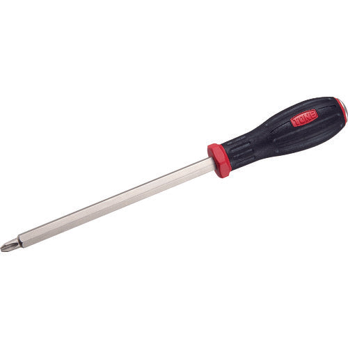 TONE Resin Handle Driver Power Grip Split Handle Driver (Through Hole) Tip Standard No. 3 PGYPD-003 1 pc