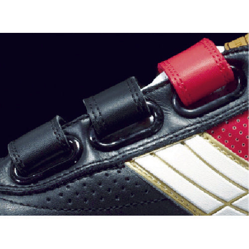 Diadora Robin Safety Work Shoes Black/White/Red 24.5cm RB213-245 1 pair