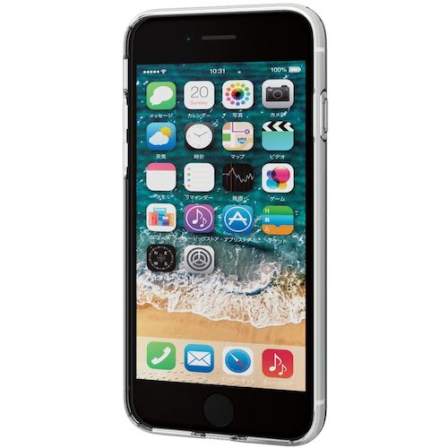 ELECOM iPhoneSE 3세대용 하이브리드 케이스 스탠다드 클리어 PM-A22SHVCKCR 1개