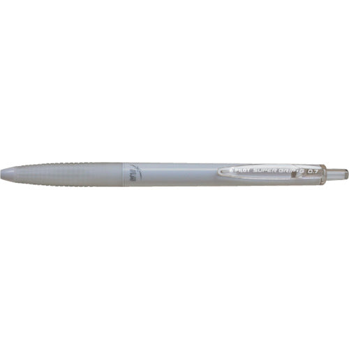 Pilot Oil-based Ballpoint Pen Super Grip G Knock Type Antibacterial White BSGK-10FK-W 1 Pen