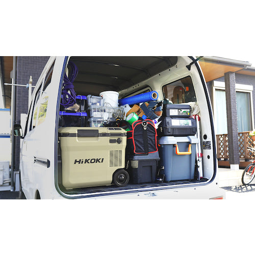 ＨｉＫＯＫＩ　１８Ｖ−１４．４Ｖ　コードレス冷温庫コンパクトタイプ　フォレストグリーン　本体のみ　UL18DC-NMG　1 台