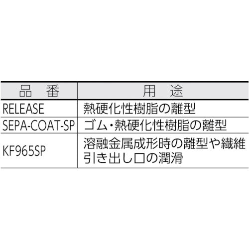 信越　スプレー型離型剤　４２０ｍｌ　SEPA-COAT-SP　1 本