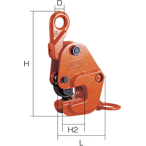 EAGLE Horizontal Lifting Clamp G-2t (5-35) G-2-5-35 1 unit