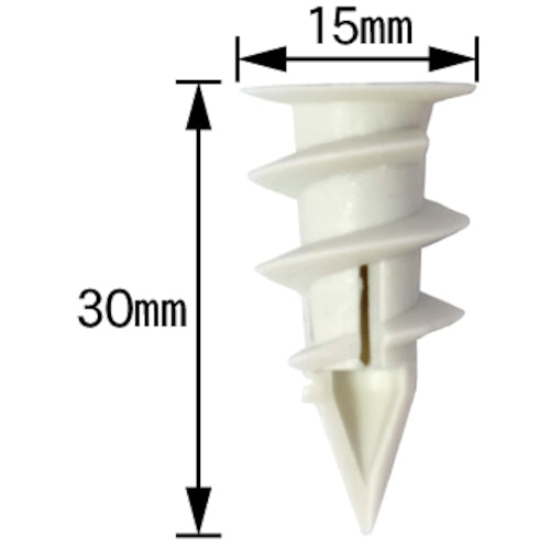 ダンドリビス　石こうボード壁用強力アンカー　かべピタ３０（５０入）５号箱　P-KBX30X-50　1 箱