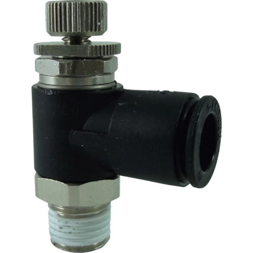 Chiyoda Five Speed ​​Controller α Meter Out 10mm R1/4 F10R-02SC-O 1 pc