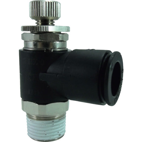 치요다 파이브 스피드 컨트롤러 α 미터 아웃 12mm・R3/8 F12R-03SC-O 1개