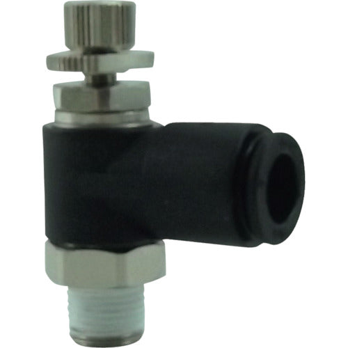 Chiyoda Five Speed ​​Controller α Meter Out 8mm R1/8 F8R-01SC-O 1 pc