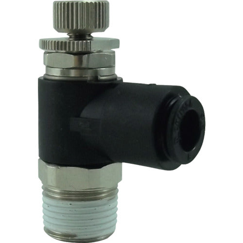 Chiyoda Five Speed ​​Controller α Meter Out 8mm R3/8 F8R-03SC-O 1 pc