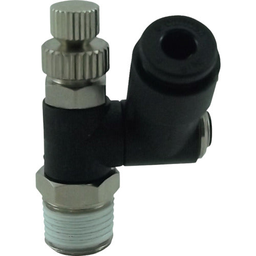 チヨダ　ファイブミニスピードコントローラβ　メーターアウト４ｍｍ・Ｒ１／８　FMB4R-01-O　1 個