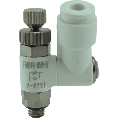 チヨダ　ファイブミニスピードコントローラβ白メーターアウト４ｍｍ・Ｍ５×０．８　FMB4R-M5W-O　1 個