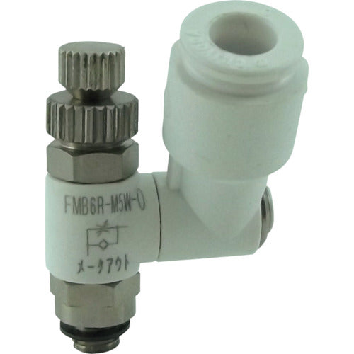 チヨダ　ファイブミニスピードコントローラβ白メーターアウト６ｍｍ・Ｍ５×０．８　FMB6R-M5W-O　1 個