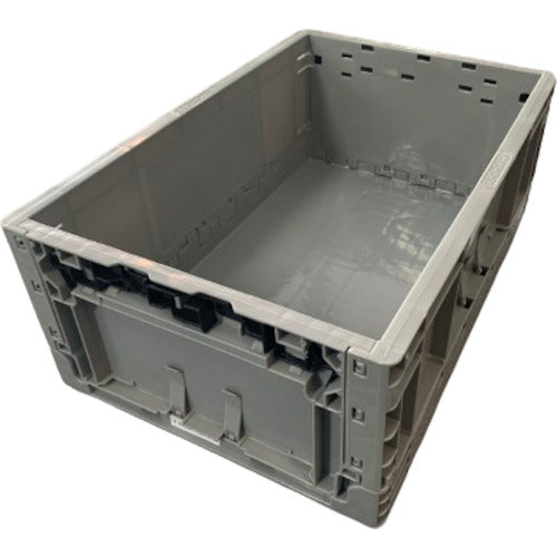 サンコー　ＴＰ規格折りたたみコンテナー　５５６６５０　ＴＰＯ−３４２ライトグレー　SK-TPO342-GLL　1 個