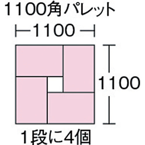 サンコー　ＴＰ規格折りたたみコンテナー　５５６７００　ＴＰＯ−３４３ライトグレー　SK-TPO343-GLL　1 個