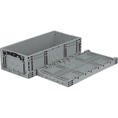 산코 TP 표준 접이식 컨테이너 556610 TPO-362 34.6L 라이트 그레이 SK-TPO362-GLL 1 개