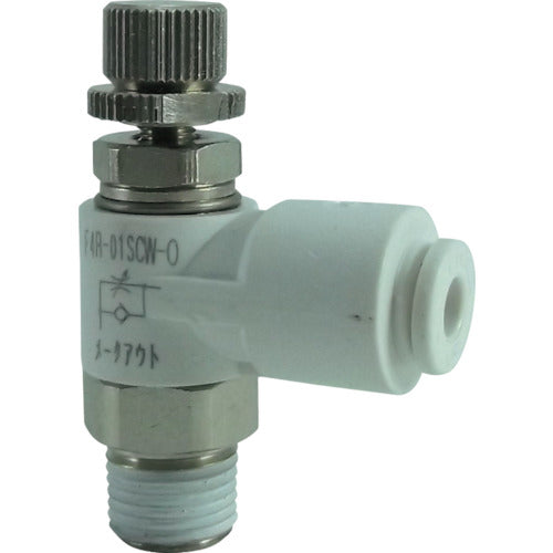 チヨダ　ファイブスピードコントローラα　白　メーターアウト４ｍｍ・Ｒ１／８　F4R-01SCW-O　1 個