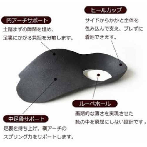 Ｒｅｇｅｔｔａ　ルーペインソール　ＭＴＲ−１　ブラック　Ｌサイズ　MTR-1-BLK-L　1 足