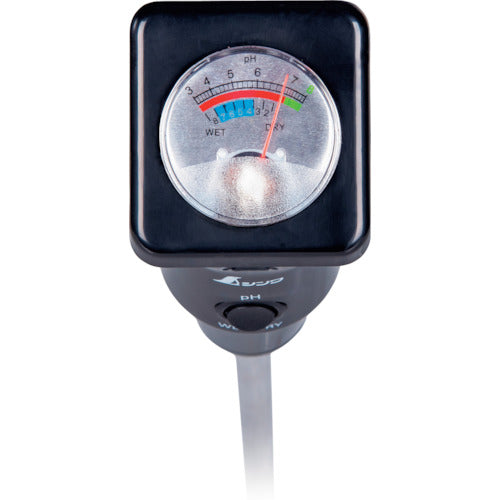 신와 토양산도(pH)계 C 롱 전극 측정 컨디션 체크 기능 부착 72795 1대