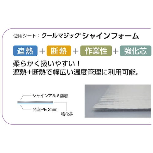 サンユー印刷　ＩＢＣコンテナカバー（尿素水等パレットカバー）シャインフォーム　１枚入　NYOU-CV-1　1 枚