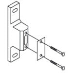 ＣＫＤ　Ｔ型ブラケット（単品：４０００シリーズ）　B410-W　1 個