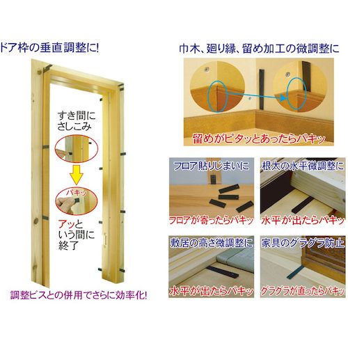 ダンドリビス　ダンドリ　調整クサビ１４ブリスターパック　P-TKX014-BP　1 PK