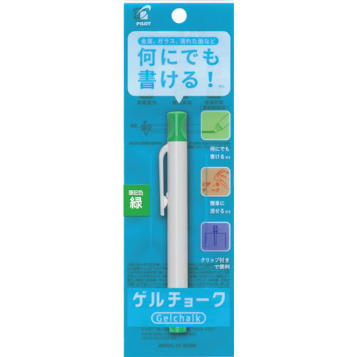 파일럿 겔 초크 팩 포함 녹색 DX-GCC6-PG 1개