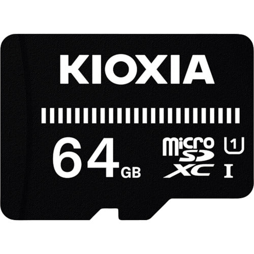 ＫＩＯＸＩＡ　ベーシックｍｉｃｒｏＳＤメモリカード　６４ＧＢ　ＫＭＵＢ−Ａ０６４Ｇ　1001289KMUB-A064G　1 個