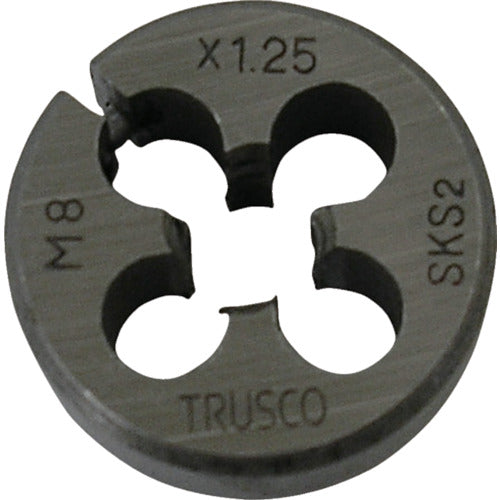ＴＲＵＳＣＯ　丸ダイス　２５径　ウイットねじ　３／８Ｗ１６　（ＳＫＳ）　T25D-3/8W16　1 個