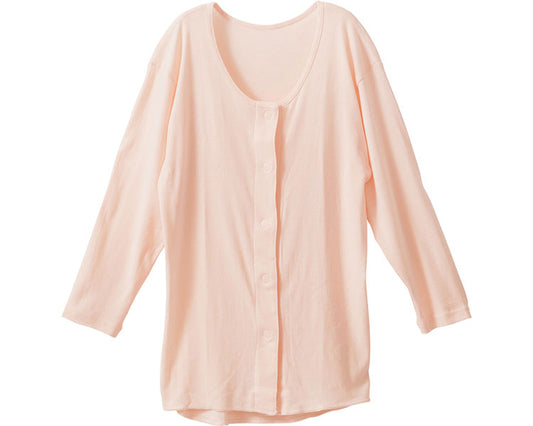 Comfortable Indian cotton 3/4 sleeve women's / Q5013T Pink M 1 piece